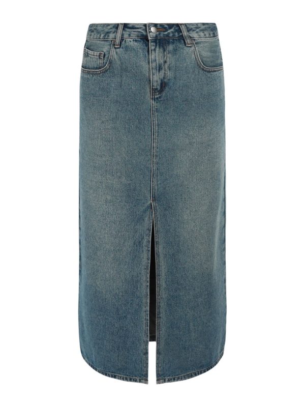 Denim Maxi Skirt